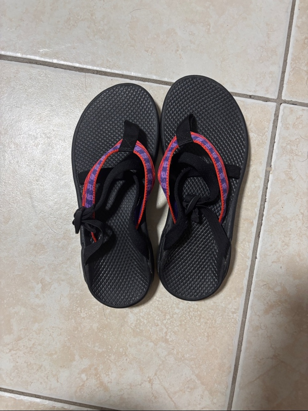 Chaco Black Flip Flop Sandals